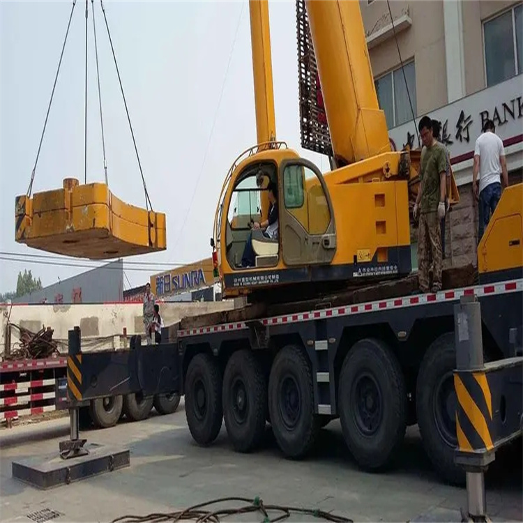 木鱼镇当地吊车出租|机器吊装|75吨|工厂搬迁服务